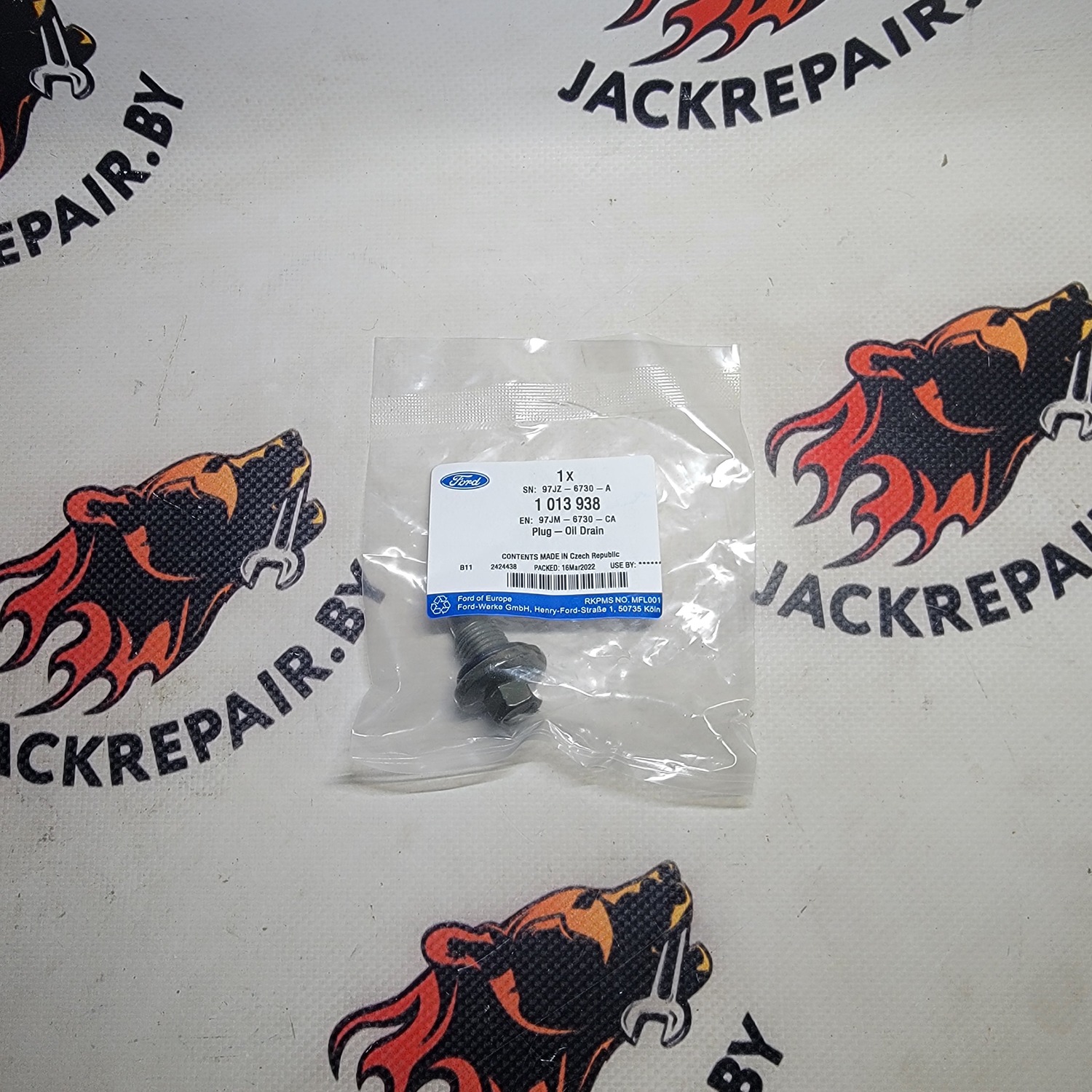 Болт сливной поддона с прокладкой (M14x1,5x11) Ford 1013938 Болт сливной поддона с прокладкой (M14x1,5x11) Ford 1013938