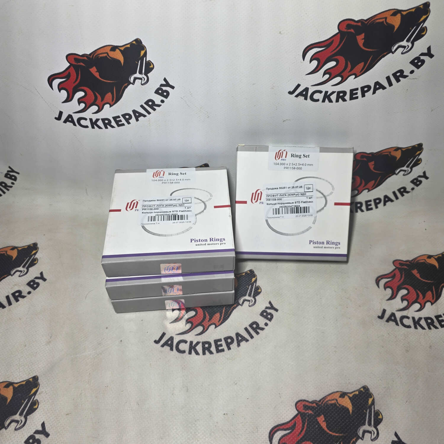 Кольца поршневые STD UNITED MOTORS PR1158000 Кольца поршневые STD UNITED MOTORS PR1158000